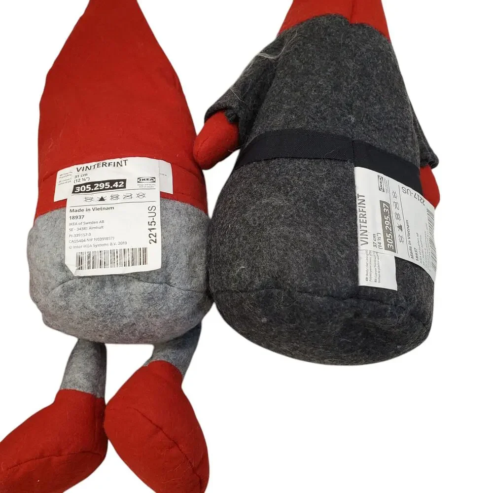 IKEA VINTERFINT Santa Claus Gnome Christmas Plush 4 Pieces Elf Gnome 14